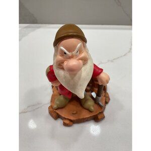 Disney Shop Grumpy Snow White Bobble Head Figurine RARE Disney World